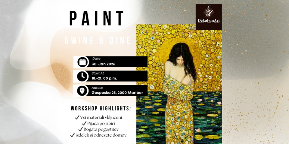 Paint & wine & dine Paint & wine & dine